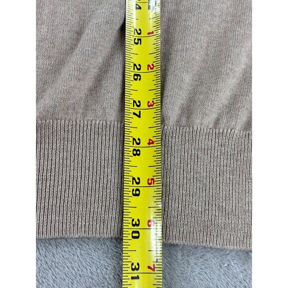 Peter Millar Beige 1/4 Zip Sweater Mens XXL Cotton & Cashmere Blend - Picture 5 of 7